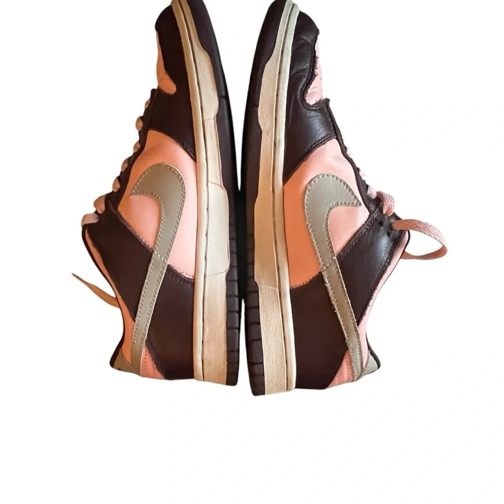 Nike 2003 Dunk Low Pro Mahogany Storm Pink Ivory Unstussy Reverse Stussy W sz 8